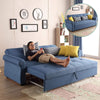 3 Seater Sofa Chesterfield Space Saving Sofa Cum Bed Convertible Design for Living Room Guest Room