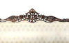 CARPANALLI Royal Heritage 5-Seater Sofa Set 3+1+1 Classic Carved Wooden Elegance Print Fabric Button Tufted Velvet Upholstery