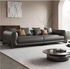 CARPANALLI 3 Seater Sofa Modern Comfort Leatherette Sofa With Wooden Leg's For Living Room / Office