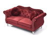 Luxury Chesterfield Velvet Sofa Tufted Design with Nailhead Trim Upholstered Lounge Classic Living Room Couch for Hallways / Office