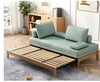 Wooden 3 Seater Sofa With Pillow Stylish Comfort Sofa Cum Bed For Living Room /Hallway