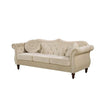 Luxury Chesterfield Velvet Sofa Tufted Design with Nailhead Trim Upholstered Lounge Classic Living Room Couch for Hallways / Office