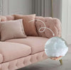 Luxury Chesterfield Velvet Sofa Tufted Design with Nailhead Trim Upholstered Lounge Classic Living Room Couch for Hallways / Office