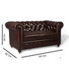 Luxury Chesterfield Velvet Sofa Tufted Design with Nailhead Trim Upholstered Lounge Classic Living Room Couch for Hallways / Office
