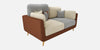 WOOD VOGUE Modern 3 Seater Sofa Comfort Meets Style Premium Fabric Sofa Luxury Look Plush Cushions for Home & Office