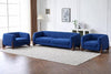 Luxury Chesterfield Velvet Sofa Tufted Design with Nailhead Trim Upholstered Lounge Classic Living Room Couch for Hallways / Office