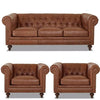 Luxury Chesterfield Velvet Sofa Tufted Design with Nailhead Trim Upholstered Lounge Classic Living Room Couch for Hallways / Office