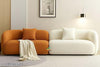 Carpanalli 4 Seater Sofa Upholstered with Throw Pillows Premium Comfurt Sofa Royal Look Home & Office