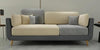 WOOD VOGUE Modern 3 Seater Sofa Comfort Meets Style Premium Fabric Sofa Luxury Look Plush Cushions for Home & Office
