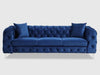 wood vogue Sofa Set Luxury Chesterfield febrick Velvet Sofa in for Home Living Room & Office living room