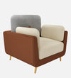 WOOD VOGUE Modern 3 Seater Sofa Comfort Meets Style Premium Fabric Sofa Luxury Look Plush Cushions for Home & Office