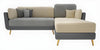 WOOD VOGUE Modern 3 Seater Sofa Comfort Meets Style Premium Fabric Sofa Luxury Look Plush Cushions for Home & Office