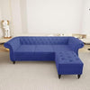wood vogue Classic 3 Seater Sofa Set Luxury Chesterfield Sofa in for Home Living Room & Office