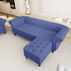 wood vogue Classic 3 Seater Sofa Set Luxury Chesterfield Sofa in for Home Living Room & Office