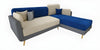 WOOD VOGUE Modern 3 Seater Sofa Comfort Meets Style Premium Fabric Sofa Luxury Look Plush Cushions for Home & Office