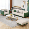 Carpanalli Chesterfield Sofa Set Velvet Tufted Button Design Uphlostered, Gold Metal Legs for Living Room & Bedroom