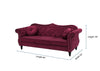 wood vogue Sofa Set Luxury Chesterfield febrick Velvet Sofa in for Home Living Room & Office living room