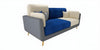 WOOD VOGUE Modern 3 Seater Sofa Comfort Meets Style Premium Fabric Sofa Luxury Look Plush Cushions for Home & Office