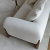 WOOD VOGUE Modern 3 Seater Sofa Chesterfield Wooden Leg's Terry Febric Luxury Soft Cushion Comfurt Sofa For Home & Office