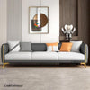 Carpanalli Chesterfield Sofa Set Velvet Tufted Button Design Uphlostered, Gold Metal Legs for Living Room & Bedroom