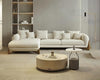 WOOD VOGUE Modern 3 Seater Sofa Chesterfield Wooden Leg's Terry Febric Luxury Soft Cushion Comfurt Sofa For Home & Office