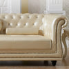 wood vogue Sofa Set Luxury Chesterfield febrick Velvet Sofa in for Home Living Room & Office living room