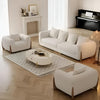 WOOD VOGUE Modern 3 Seater Sofa Chesterfield Wooden Leg's Terry Febric Luxury Soft Cushion Comfurt Sofa For Home & Office