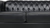 wood vogue Large Sofa PU, Sofa Furniture Sofa Set Modern Couch Furniture Sofa Classic Tufted Chesterfield Sofa Set 3+2+1=6 Seater 1 footrest  Tufted Back for Living Room,