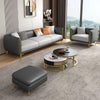Carpanalli Chesterfield Sofa Set Velvet Tufted Button Design Uphlostered, Gold Metal Legs for Living Room & Bedroom