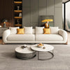 WOOD VOGUE Modern 3 Seater Sofa Chesterfield Wooden Leg's Terry Febric Luxury Soft Cushion Comfurt Sofa For Home & Office