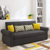 3 Seater Sofa Chesterfield Space Saving Sofa Cum Bed Convertible Design for Living Room Guest Room