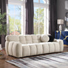 WOOD VOGUE Modern Cloud Design 3+2 Seater Fabric Towel Luxury Design For Living Room/Guest Room