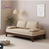 Wooden 3 Seater Sofa With Pillow Stylish Comfort Sofa Cum Bed For Living Room /Hallway