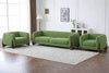 CARPANALLI 3+1+1 =5 Seater Sofa Set Modern Plush Comfort Sofa with Wooden Leg's Luxury Look for Home & Office