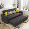 3 Seater Sofa Chesterfield Space Saving Sofa Cum Bed Convertible Design for Living Room Guest Room