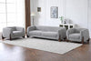 CARPANALLI 3+1+1 =5 Seater Sofa Set Modern Plush Comfort Sofa with Wooden Leg's Luxury Look for Home & Office